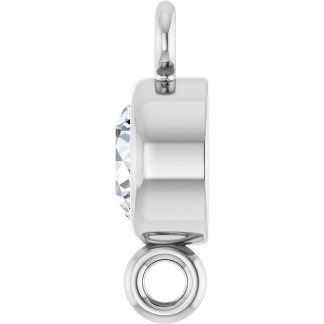 1/6 CT Lab-Grown Diamond Link, 4.3 mm x 8.1 mm