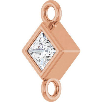 1/10 CTW Lab-Grown Diamond Link, 4.75 mm x 4.75 mm