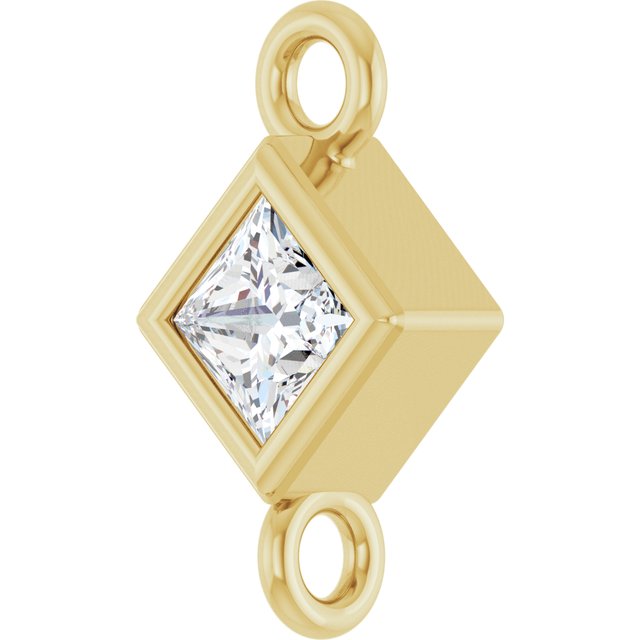 1/10 CTW Lab-Grown Diamond Link, 4.75 mm x 4.75 mm