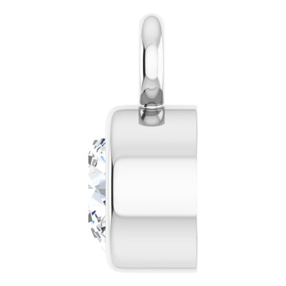 1/10 CT Natural Diamond Dangle, 3.5 mm x 5.5 mm