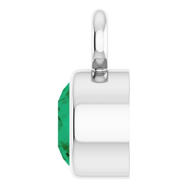 Natural Emerald Dangle, 3.5 mm x 5.5 mm