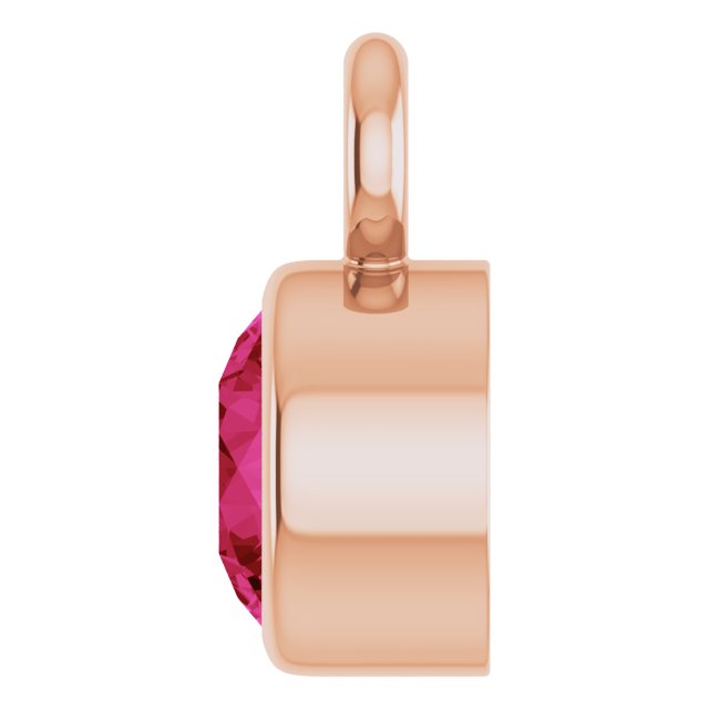 Natural Ruby Dangle, 3.5 mm x 5.5 mm