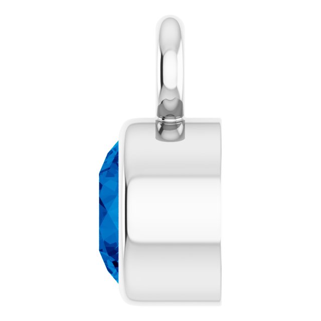 Natural Blue Sapphire Dangle, 3.5 mm x 5.5 mm