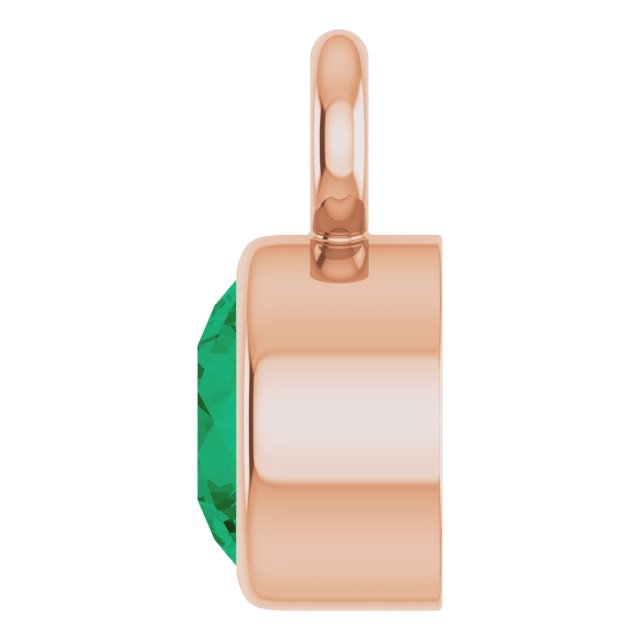 Natural Emerald Dangle, 3.5 mm x 5.5 mm