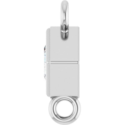 1/10 CTW Lab-Grown Diamond Link, 4.75 mm x 4.75 mm