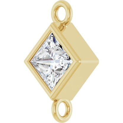 1/4 CTW Lab-Grown Diamond Link, 6.25 mm x 6.25 mm