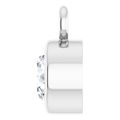 1/6 CT Natural Diamond Dangle, 4.04 mm x 5.99 mm