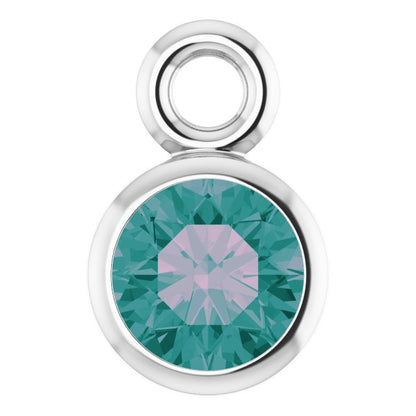 Lab-Grown Alexandrite Dangle, 3.5 mm x 5.5 mm