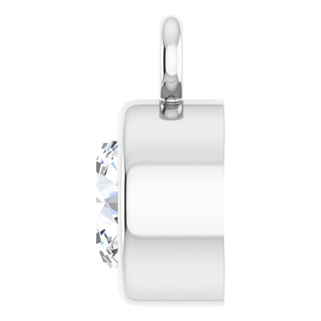1/4 CT Natural Diamond Dangle, 4.8 mm x 6.7 mm