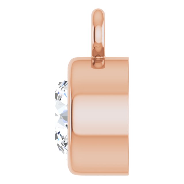 1/4 CT Natural Diamond Dangle, 4.8 mm x 6.7 mm
