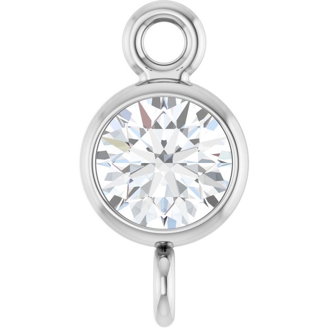 1/6 CT Lab-Grown Diamond Link, 4.3 mm x 8.1 mm