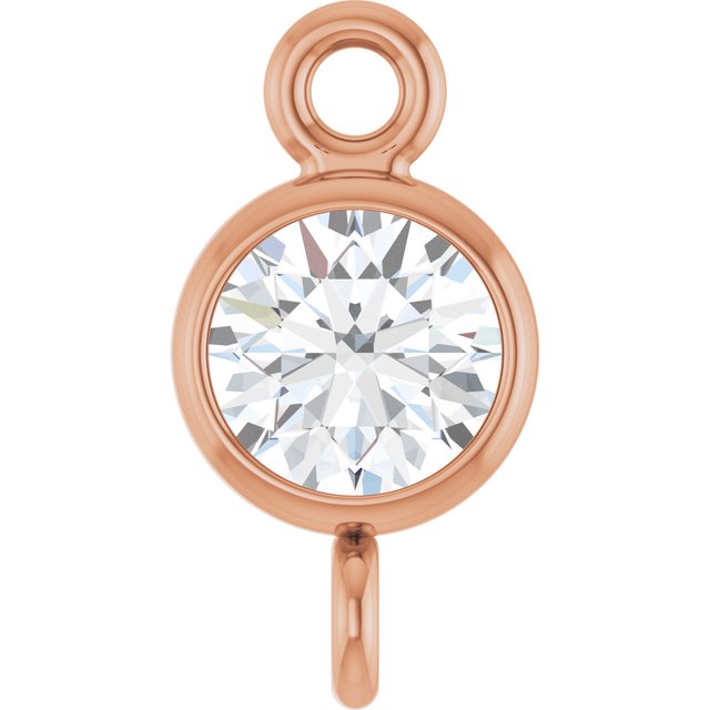 1/6 CT Natural Diamond Link, 4.3 mm x 8.1 mm