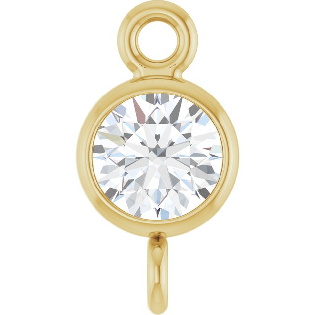 1/6 CT Lab-Grown Diamond Link, 4.3 mm x 8.1 mm