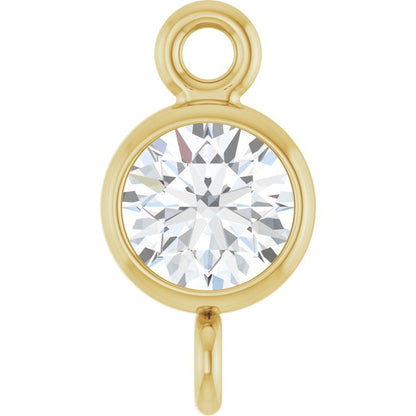 1/6 CT Lab-Grown Diamond Link, 4.3 mm x 8.1 mm