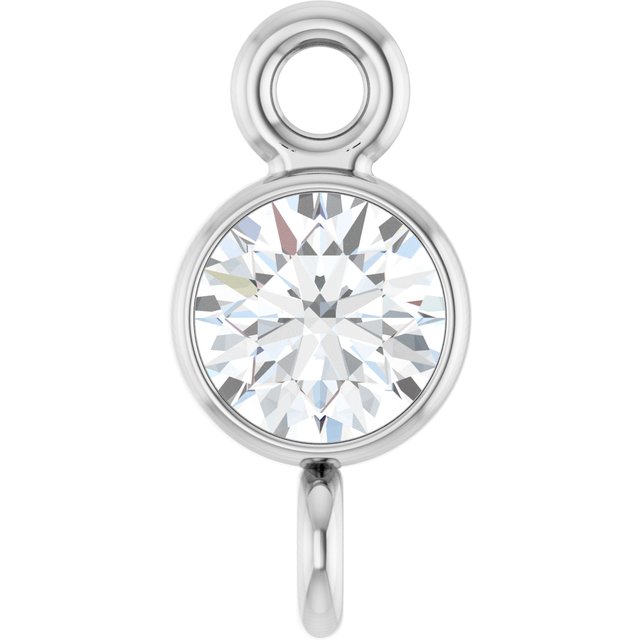 1/10 CT Natural Diamond Link, 3.5 mm x 7.4 mm