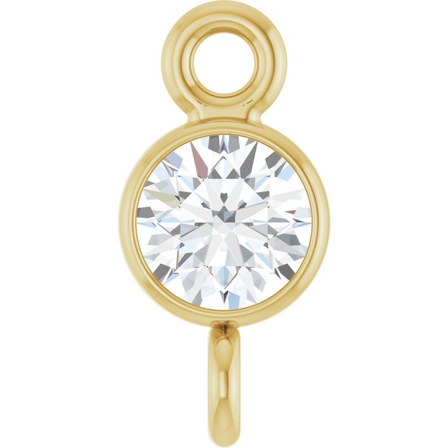 1/10 CT Lab-Grown Diamond Link, 3.5 mm x 7.4 mm