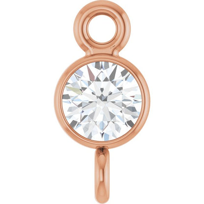 1/10 CT Lab-Grown Diamond Link, 3.5 mm x 7.4 mm