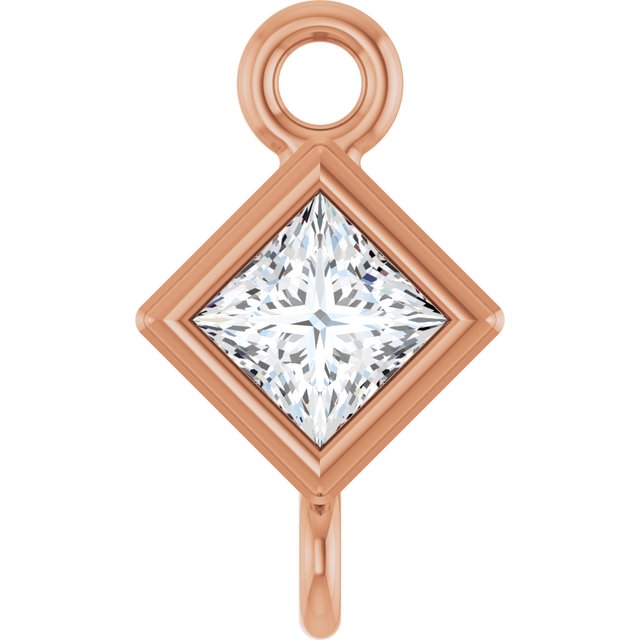 1/10 CTW Lab-Grown Diamond Link, 4.75 mm x 4.75 mm