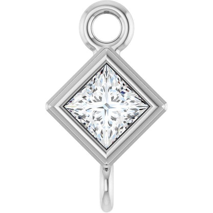 1/10 CTW Lab-Grown Diamond Link, 4.75 mm x 4.75 mm