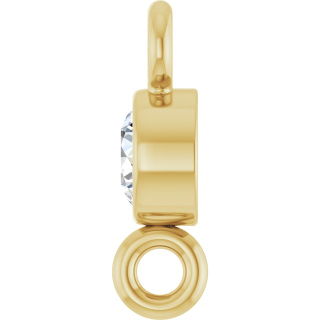 .06 CT Lab-Grown Diamond Link, 3 mm x 7 mm