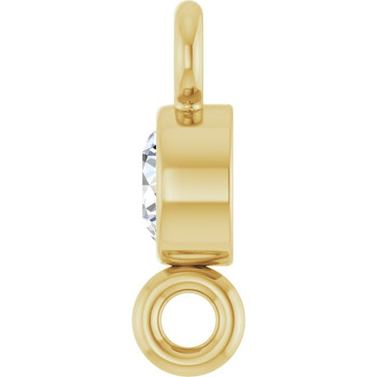 .06 CT Lab-Grown Diamond Link, 3 mm x 7 mm