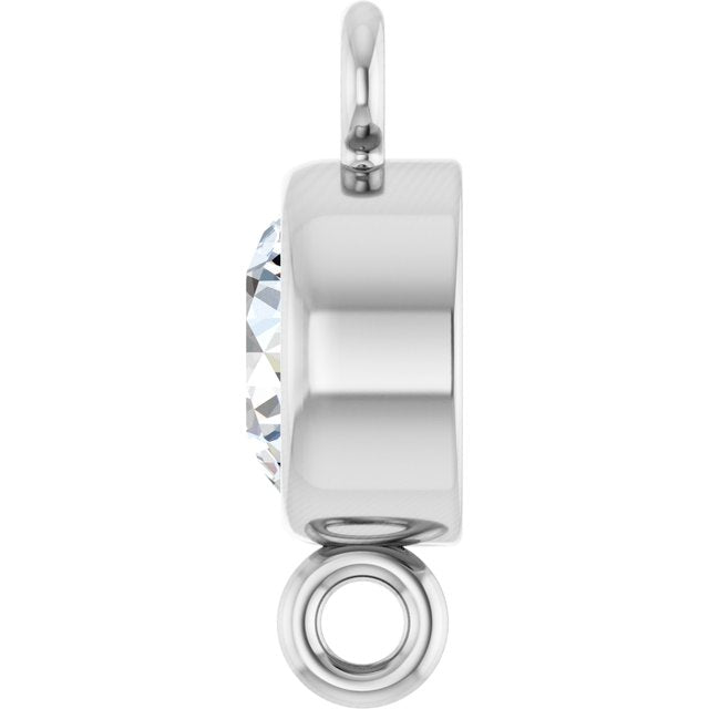 1/4 CT Natural Diamond Link, 4.7 mm x 8.6 mm