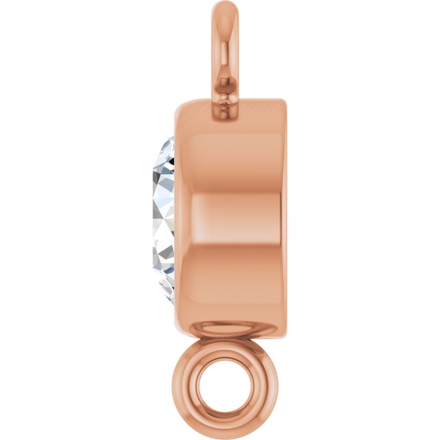 1/4 CT Lab-Grown Diamond Link, 4.7 mm x 8.6 mm