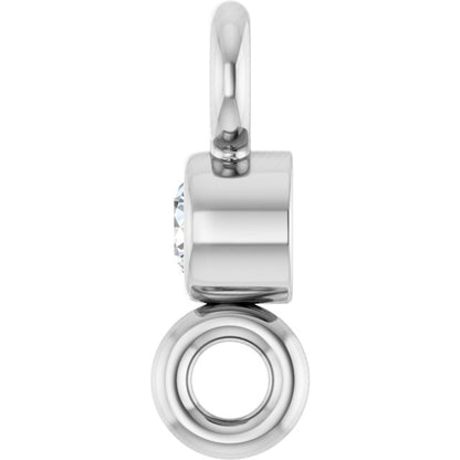.015 CT Natural Diamond Link, 2.1 mm x 6 mm