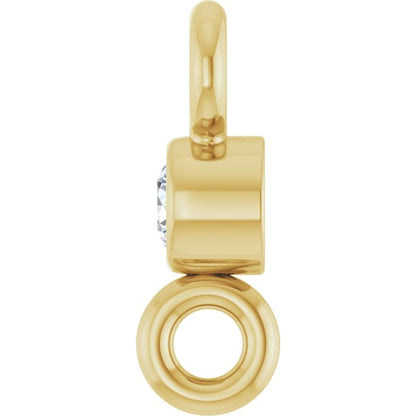 .015 CT Natural Diamond Link, 2.1 mm x 6 mm