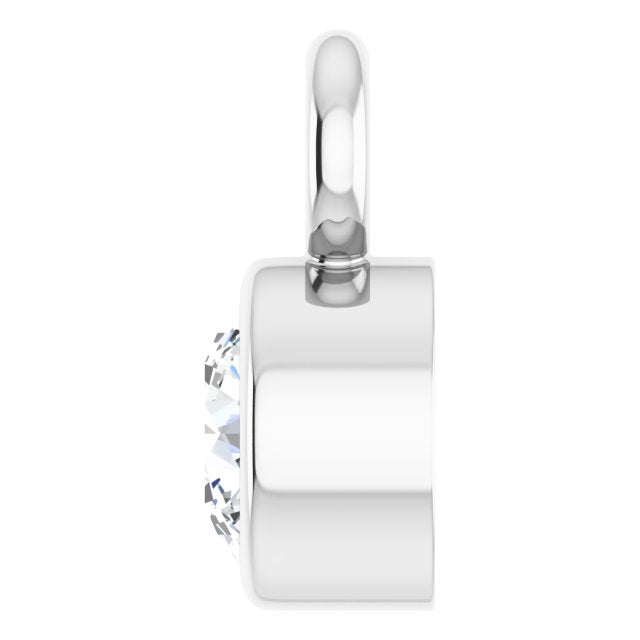 .06 CT Natural Diamond Dangle, 3 mm x 5 mm