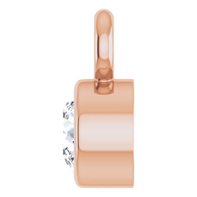 .06 CT Natural Diamond Dangle, 3 mm x 5 mm