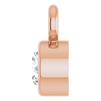 .06 CT Natural Diamond Dangle, 3 mm x 5 mm