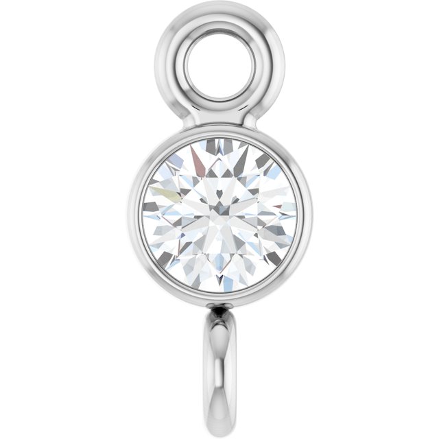 .06 CT Natural Diamond Link, 3 mm x 7 mm