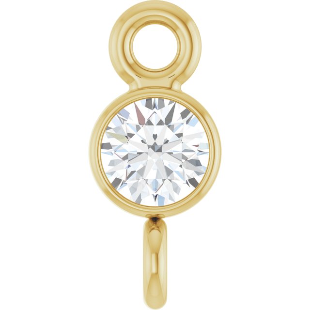 .06 CT Lab-Grown Diamond Link, 3 mm x 7 mm