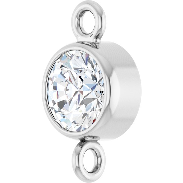 1/4 CT Natural Diamond Link, 4.7 mm x 8.6 mm