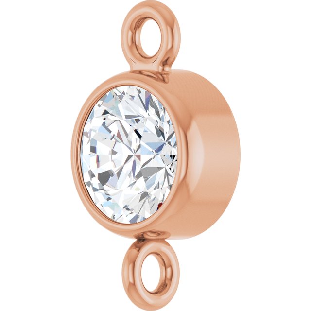 1/4 CT Natural Diamond Link, 4.7 mm x 8.6 mm