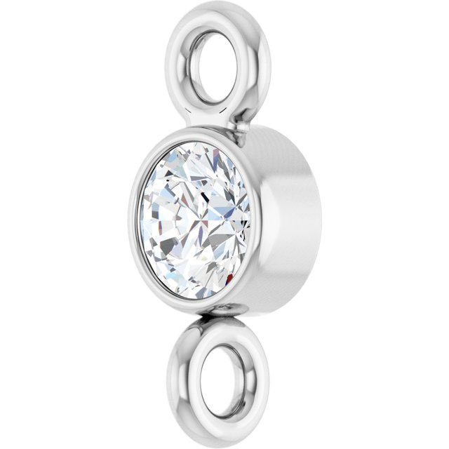 .06 CT Natural Diamond Link, 3 mm x 7 mm