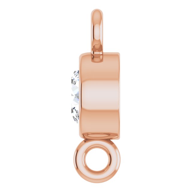 1/8 CT Lab-Grown Diamond Link, 3.9 mm x 7.7 mm