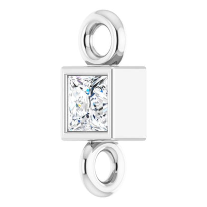 .07 CT Lab-Grown Diamond Link, 2.8 mm x 6.65 mm