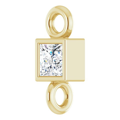 .07 CT Lab-Grown Diamond Link, 2.8 mm x 6.65 mm