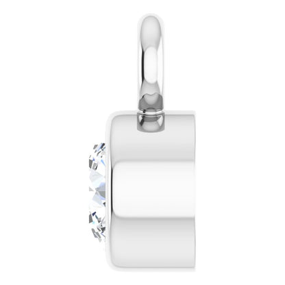 .07 CT Natural Diamond Dangle, 3.2 mm x 5.2 mm