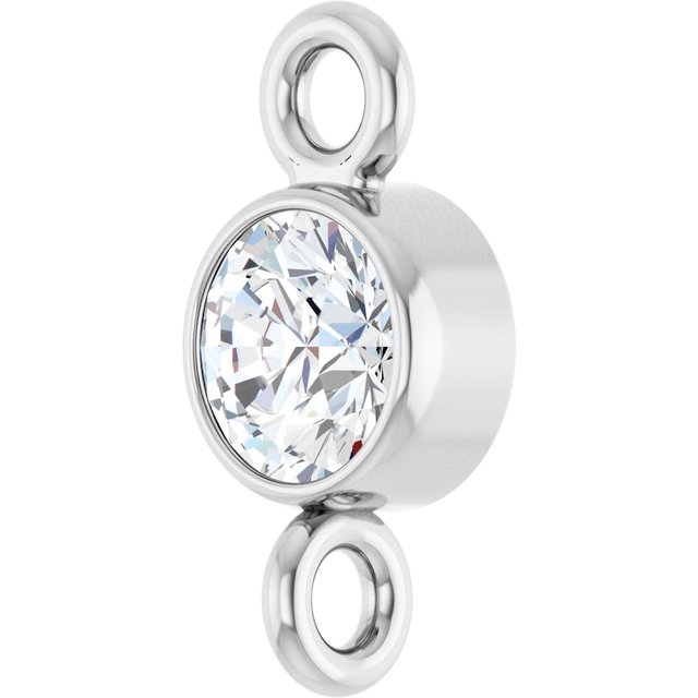 1/10 CT Natural Diamond Link, 3.5 mm x 7.4 mm