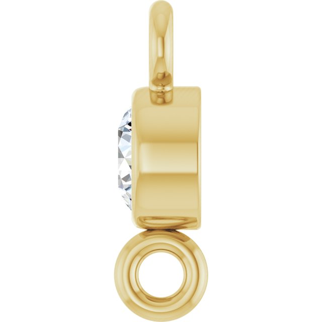 .07 CT Lab-Grown Diamond Link, 3.2 mm x 7.2 mm