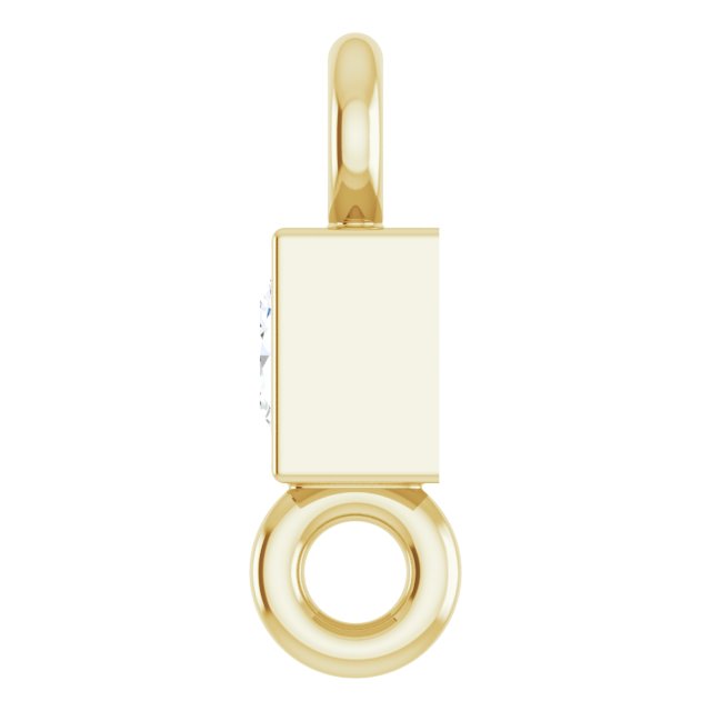 .07 CT Lab-Grown Diamond Link, 2.8 mm x 6.65 mm
