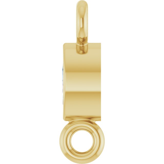 .03 CT Lab-Grown Diamond Link, 2.13 mm x 7.55 mm