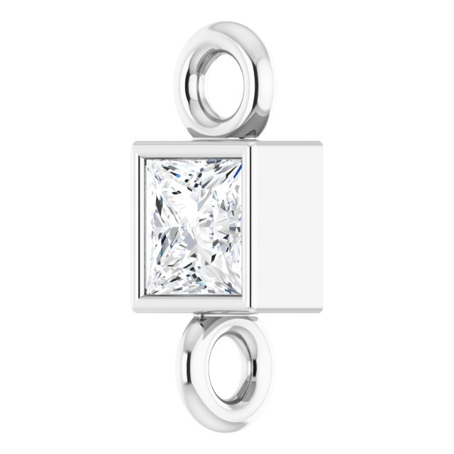 .07 CT Natural Diamond Link, 2.8 mm x 6.65 mm