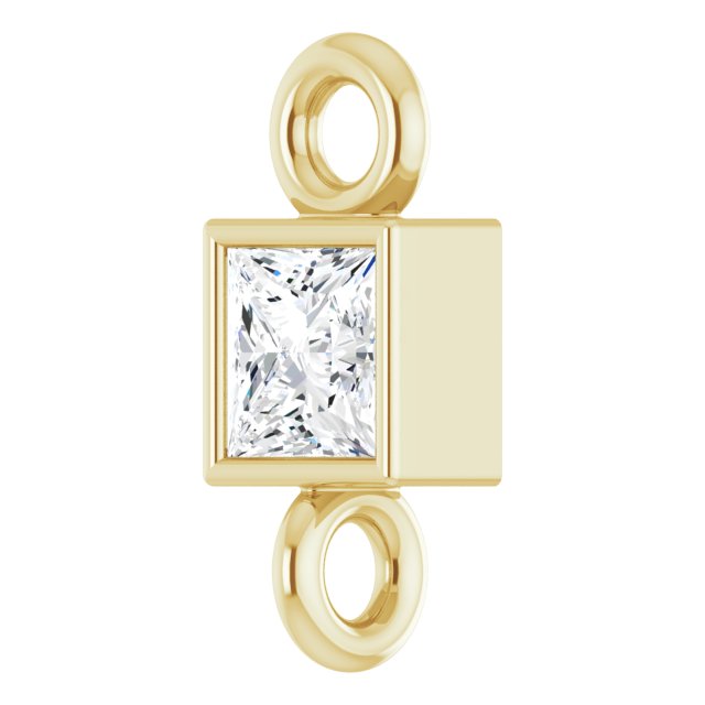 .07 CT Natural Diamond Link, 2.8 mm x 6.65 mm