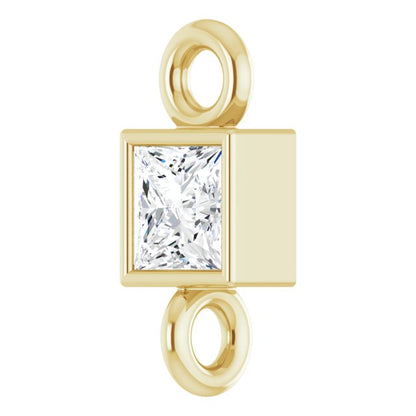 .07 CT Natural Diamond Link, 2.8 mm x 6.65 mm