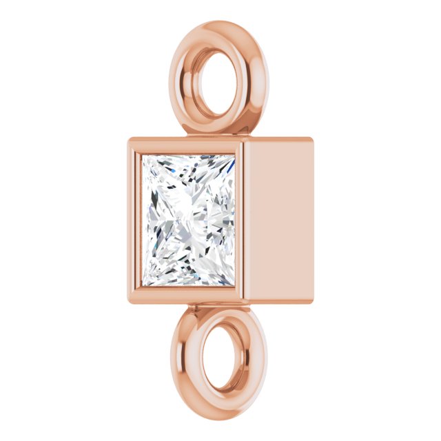 .07 CT Natural Diamond Link, 2.8 mm x 6.65 mm