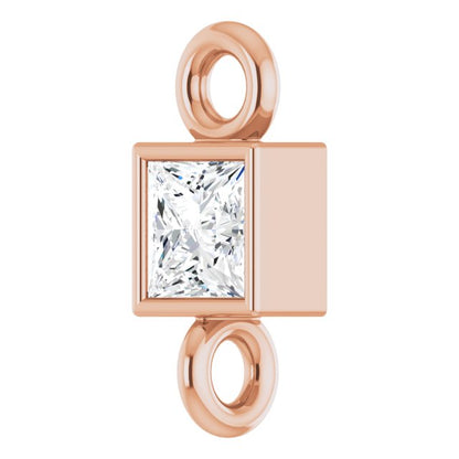 .07 CT Natural Diamond Link, 2.8 mm x 6.65 mm